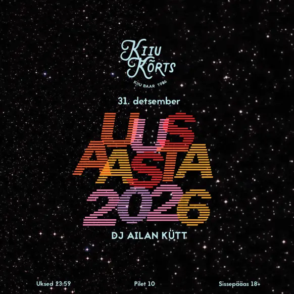 Aastavahetus Kiiu Kõrtsis 2026