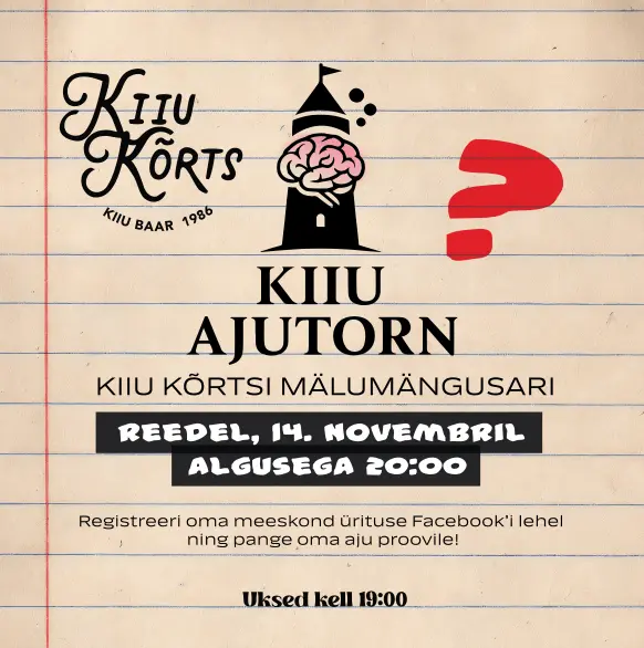 Kiiu Ajutorn - Kiiu Kõrtsi Mälumängusari