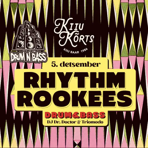 Drum'n'Bass üritus Rythm Rookees 5. detsember